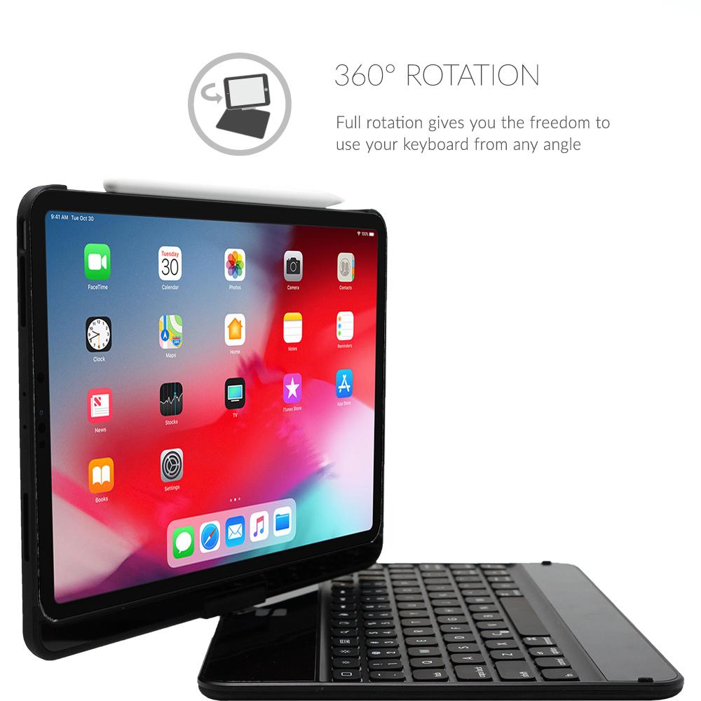 iPad Pro 12.9 (2021 - 5th Gen) 360 Keyboard - Snugg.com