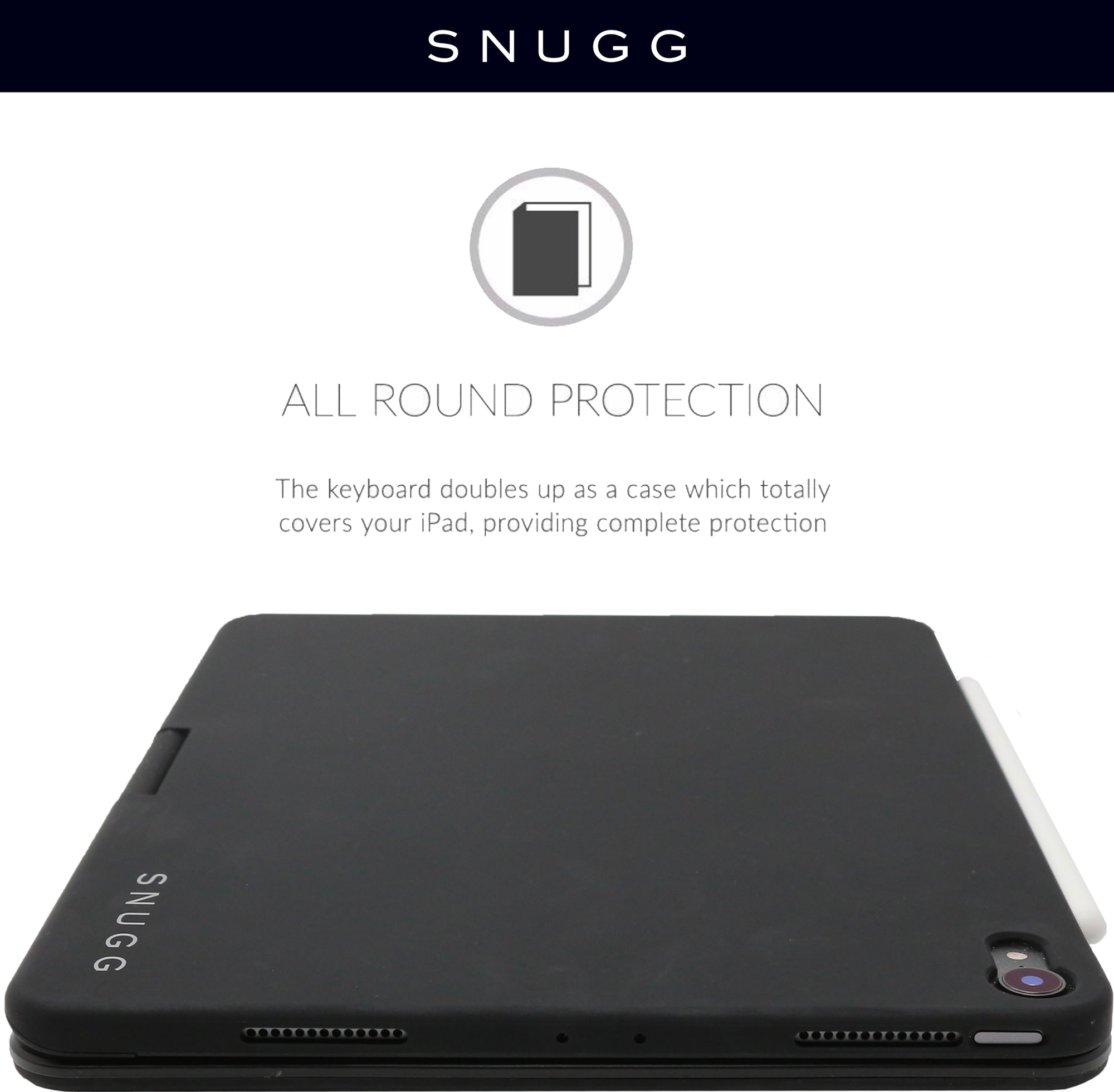 iPad Mini 6 Case with Keyboard (2021 - 6th Gen) - Snugg.com